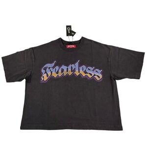 Chosen Fearless Invasion Worldwide UFO Graphic Tee Medium Distressed